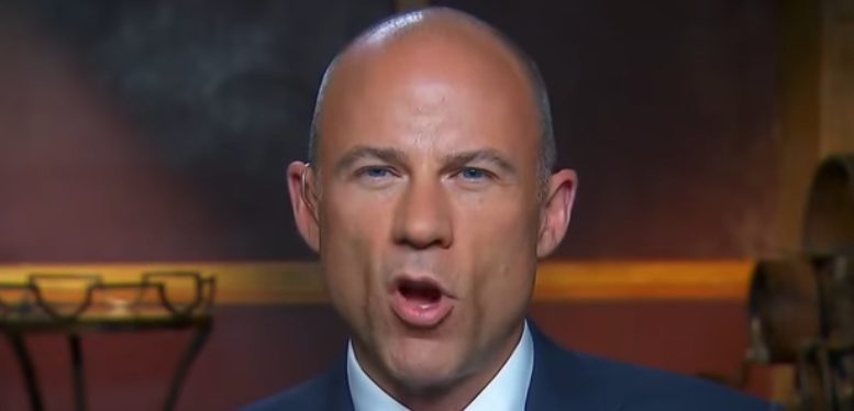 Avenatti gets hit in a divorce suit. Photo credit to The Freedom Times screen capture.