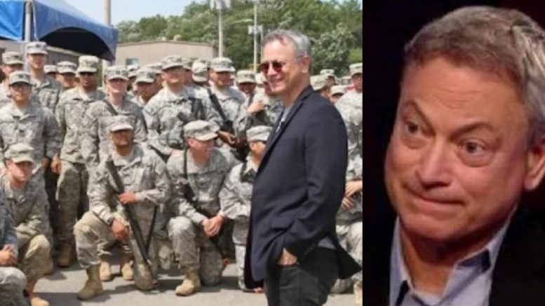 Hollywood gets behind Gary Sinise as Time Magazine Man of the Year. Photo credit to The Freedom Tmes compilation with Gary Sinise Foundation, Fox Screen Shot.