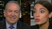 Huckabee tweets about freshman congressional newbie Ocasio-Cortez. Photo credit to The Freedom Times compilation with screen shots.