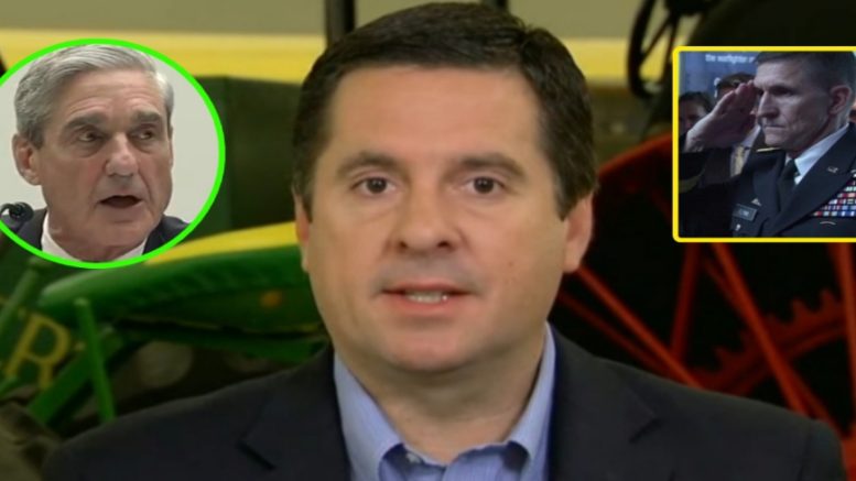 Devin Nunes joins Maria Bartiromo on Sunday Morning Futures. Photo credit to The Freedom Times compilation with screen shots.