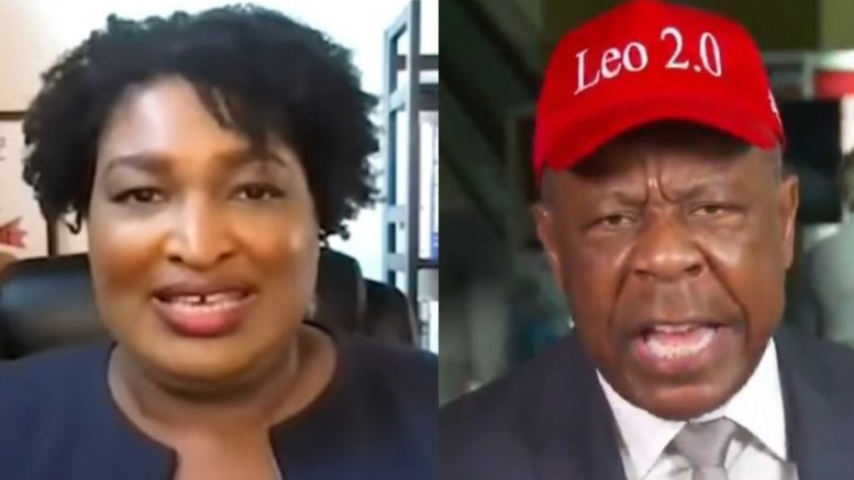 Stacey Abrams, Leo Terrell